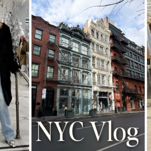 NYC Vlog | What I Ate, Wore & Bought + Thoughts on Aging 💫🖤